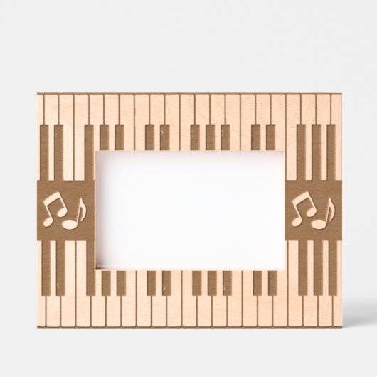 Cadres Gravés Conception de clavier de piano au laser (Recto)