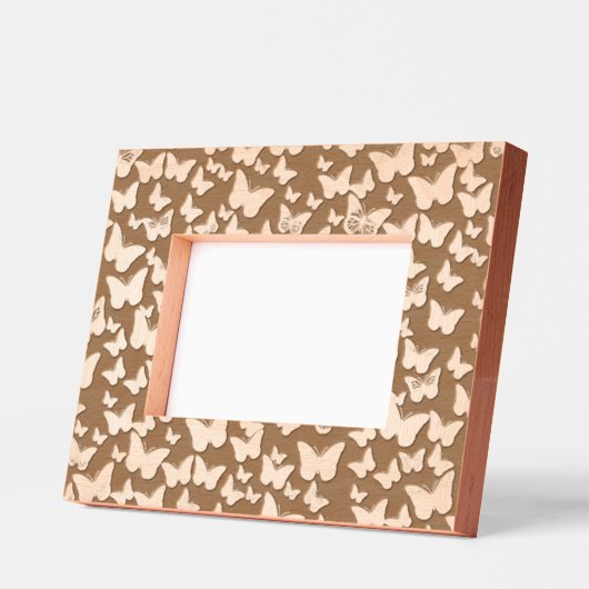 Cadres Gravés Conception de papillons (Gauche)