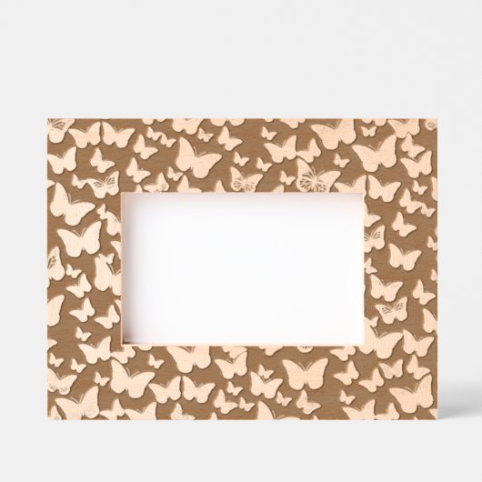 Cadres Gravés Conception de papillons (Recto)