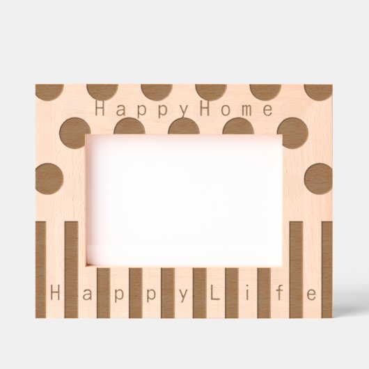 Cadres Gravés Conception géométrique d'inspiration personnalisée (Recto)