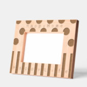 Cadres Gravés Conception géométrique d'inspiration personnalisée (Gauche)