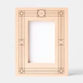 Cadres Gravés Conception inspirée de la déco avec monogrammes et (Recto)