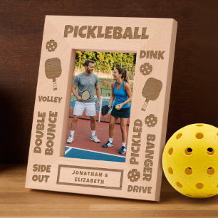 Cadres Gravés Conditions de joueur de pickleball personnalisées