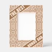 Cadres Gravés Cool moderne géométrique Abstrait Le meilleur bonu (Recto)