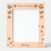 Cadres Gravés Coquette Coeur Valentines Cadeau Laser Photo (Recto)