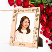 Cadres Gravés Coquette Coeur Valentines Cadeau Laser Photo