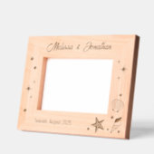 Cadres Gravés Coquillages et perles de poisson étoilé 7x5 (Gauche)