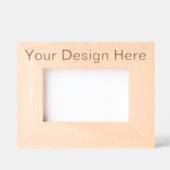 Personnalisé 10,16 cm x 15,24 cm Paysage, Style de cadre : natural (Recto)