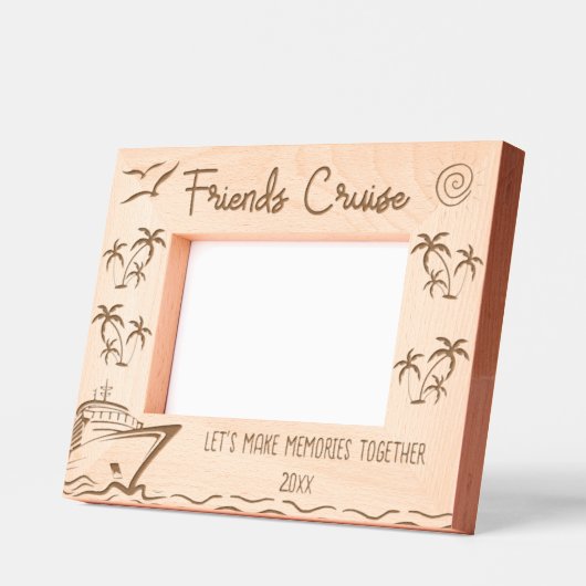 Cadres Gravés Croisière Amis Faisons des souvenirs ensemble (Gauche)