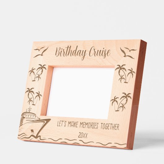Cadres Gravés Croisière d'anniversaire Faisons des souvenirs ens (Gauche)