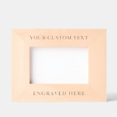 Cadres Gravés Custom Personalized Photo (Recto)