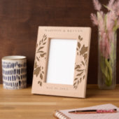 Cadres Gravés Custom Personalized Picture Wedding (Gauche)