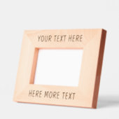 Cadres Gravés Custom Text Name Laser Etched Picture Frame (Gauche)