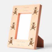 Cadres Gravés Cute Blue Baby Boy Fox Custom New Baby (Gauche)