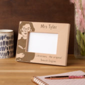 Cadres Gravés Cute Librarian (Gauche)