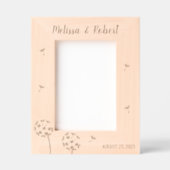 Cadres Gravés Dandelion Fleurs Couple Anniversaire 5x7 (Recto)