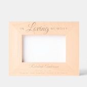 Cadres Gravés Dans la mémoire aimante | Mémorial photo (Recto)