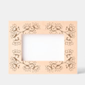 Cadres Gravés De Belles Fleurs De Boho (Recto)