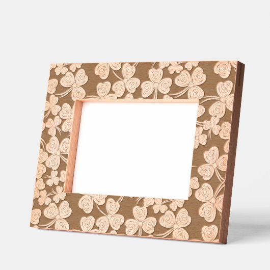 Cadres gravés de conception shamrock (Gauche)