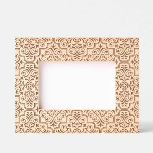 Cadres gravés de motif Damas (Recto)