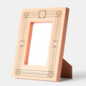 Cadres Gravés Déco Conception inspirée avec Monogrammes et Coeur (Gauche)