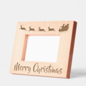 Cadres Gravés Design de Noël père Noël et Reindeer (Gauche)