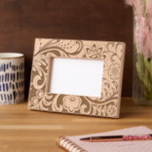 Cadres Gravés Design floral élégant (Gauche)