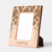 Cadres Gravés Design forestier Bois personnalisé (Gauche)