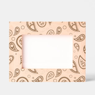 Cadres Gravés Dessin imprimé floral paisley complexe