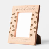 Cadres Gravés Diplômé Casquette de 2025 (Gauche)