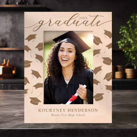 Cadres Gravés Diplômé Casquette de 2025