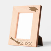 Cadres Gravés Diplôme et Casquette de grade (Gauche)