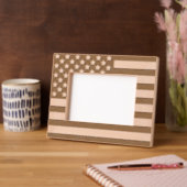 Cadres Gravés Drapeau américain (Gauche)