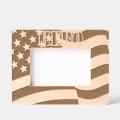 Cadres Gravés Drapeau américain (Recto)