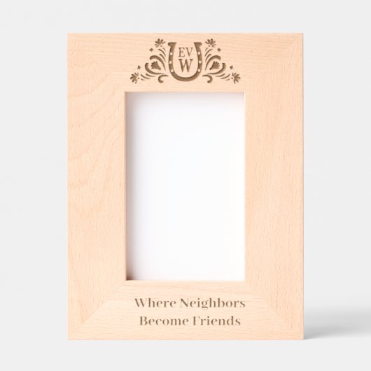 Cadres Gravés El Vaquero Photo Frame (Recto)