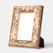 Cadres Gravés Elégant Art Nouveau Botanique Frontière Florale (Gauche)