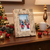 Cadres Gravés "Elegant Christmas Tree – Festive Holiday Desk Pho