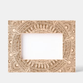 Cadres Gravés Elégant design floral Mandala (Recto)