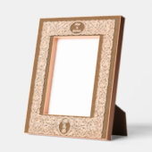 Cadres Gravés Élégant feuillage et bordure florale (Gauche)