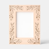 Cadres Gravés Élégant Floral Boho (Recto)