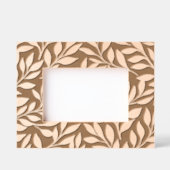 Cadres Gravés Élégant Floral Feuille Moderne Chic (Recto)