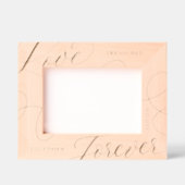 Cadres Gravés Elegant Love Treasured Together Forever Wedding (Recto)