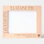 Cadres Gravés Élégant Moderne Simple 10x8L (Recto)