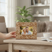 Cadres Gravés Élégant Motif végétal moderne en bois