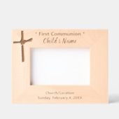 Cadres Gravés Elégante coutume orthodoxe, Croix religieuse catho (Recto)