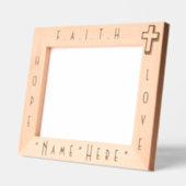 Cadres Gravés Élégante et moderne tenue de croix personnalisée (Gauche)