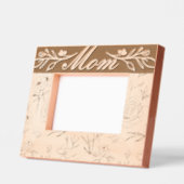 Cadres Gravés Elégante Fille Florale & Foliage Motif Maman (Gauche)