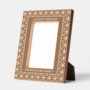 Cadres Gravés Elégante gravure personnalisée Géométrique Art Déc