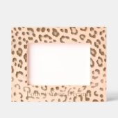 Cadres Gravés Empreinte de léopard chic (Recto)