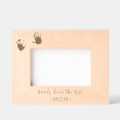 Cadres Gravés Empreintes à main personnalisées Meilleure maman (Recto)